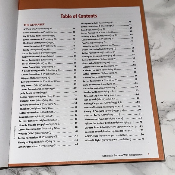 Scholastic Kindergarten Workbook - Yellow and Blue - Picture 3 of 17